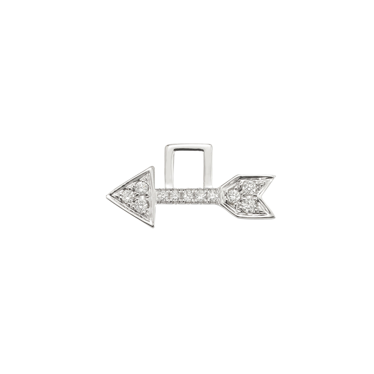 Arrow EarWish White Gold