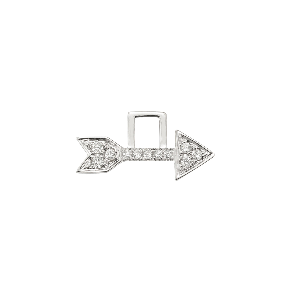 Arrow EarWish White Gold