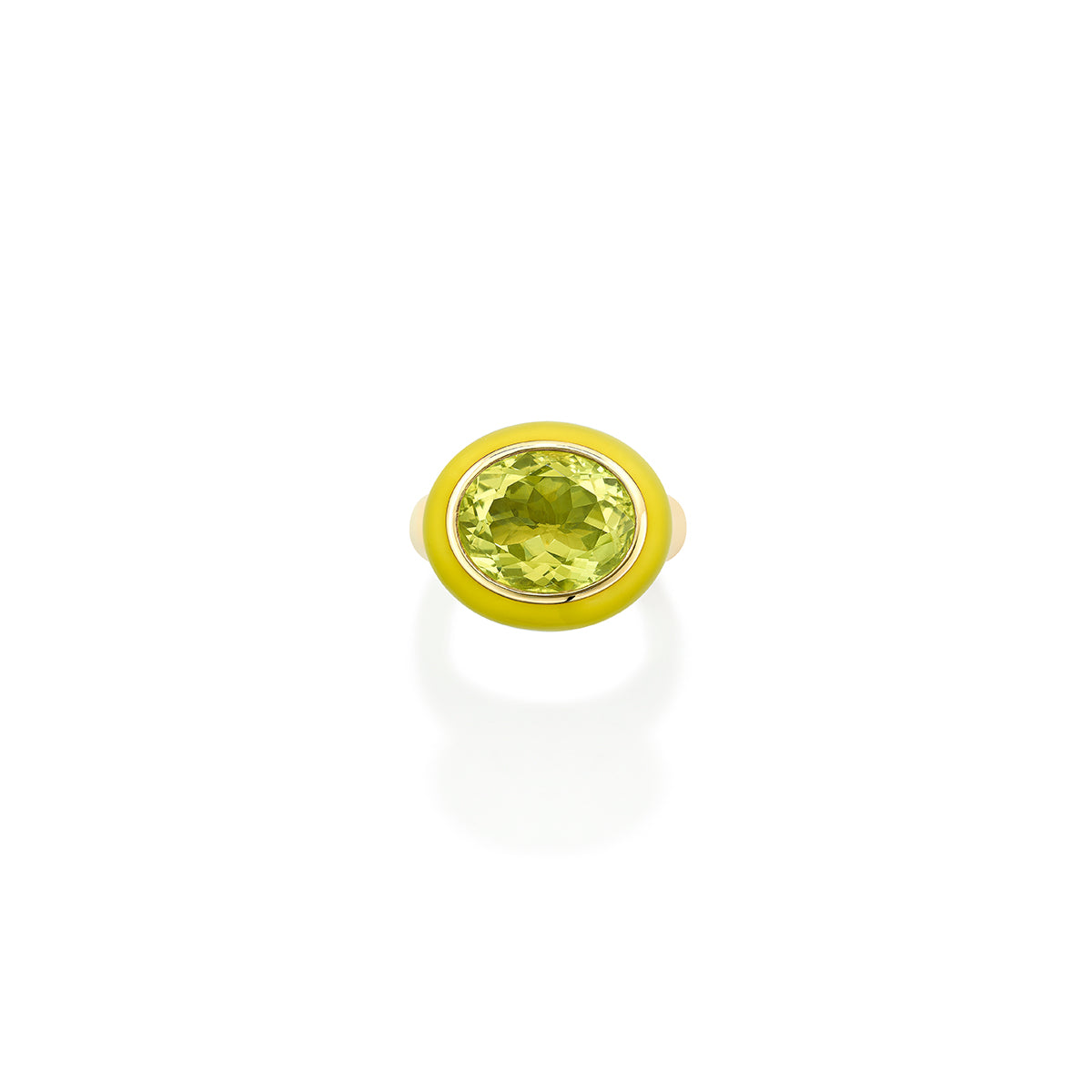 Yellow Beryl Arena Ring