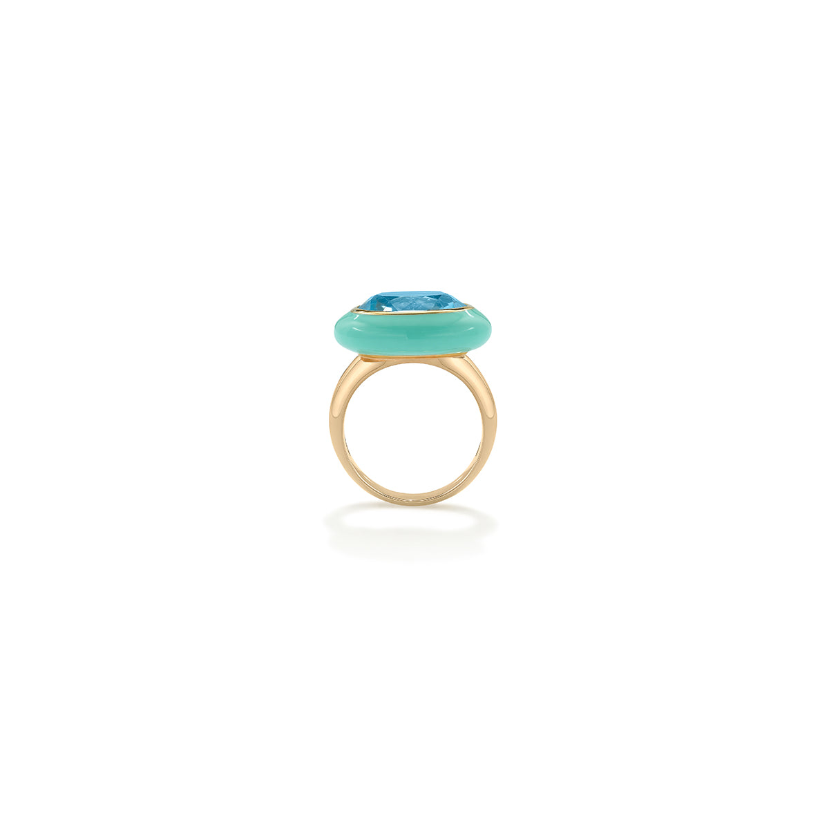 Blue Topaz Arena Ring