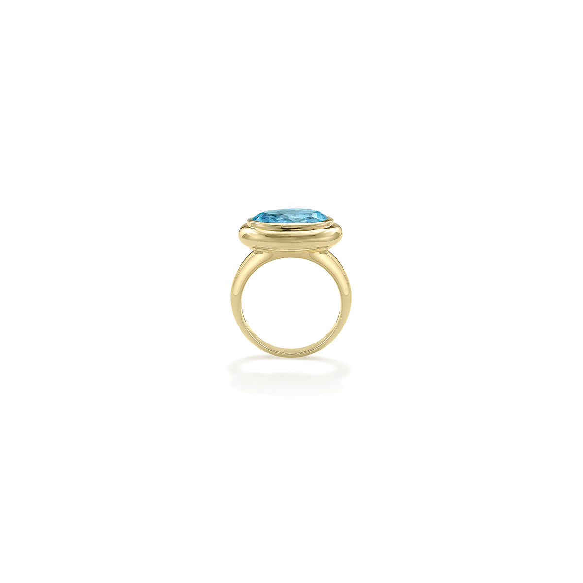 Blue Topaz Arena Ring