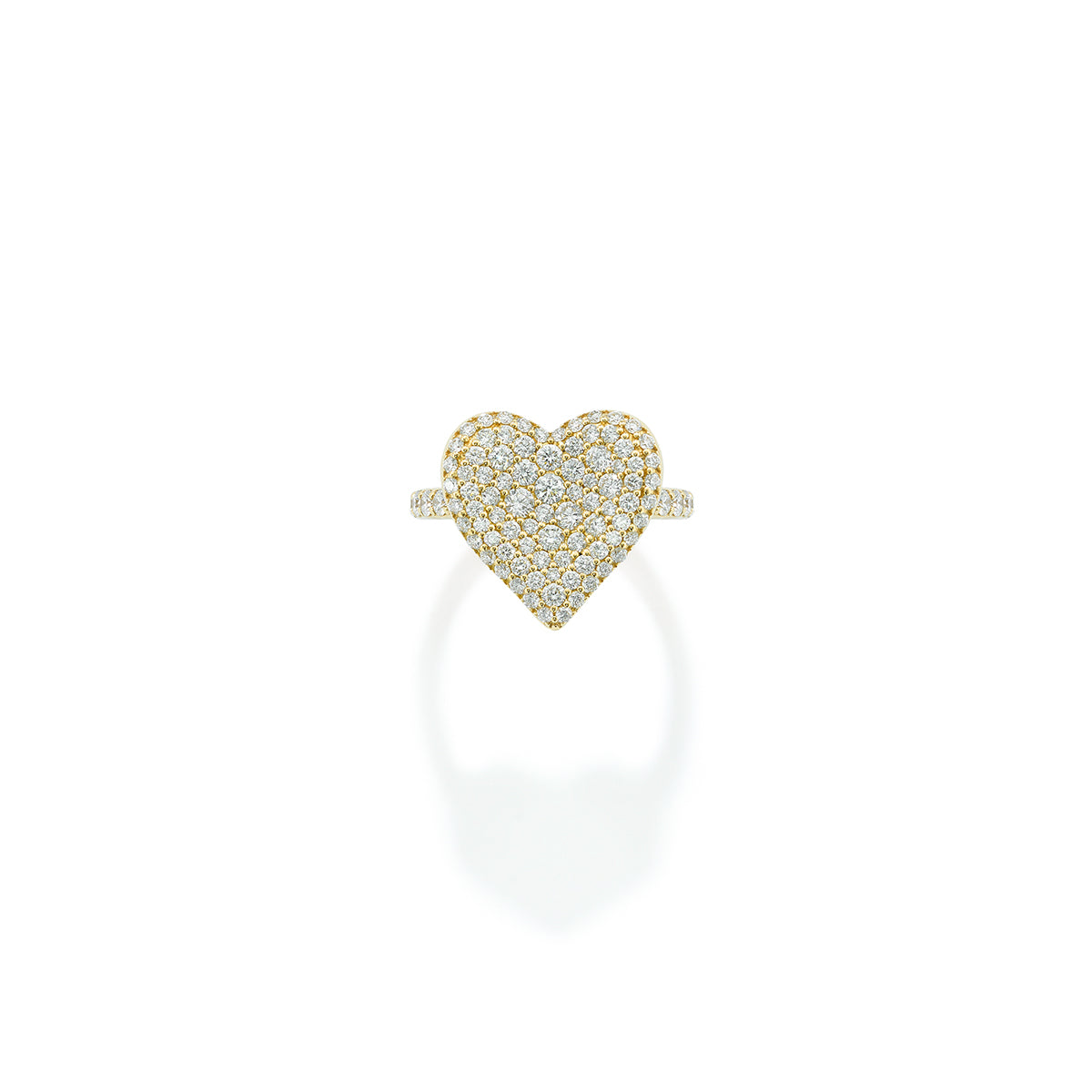 Fortune Diamond Pave Heart Ring