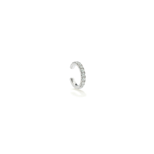 Orb Cuff Diamond White Gold