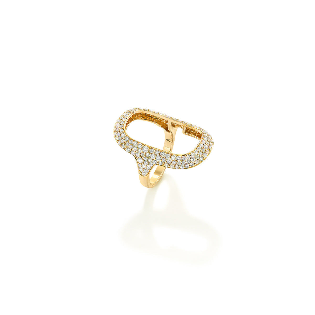 Synchronicity Diamond Outer Ring in 18ct Yellow Gold