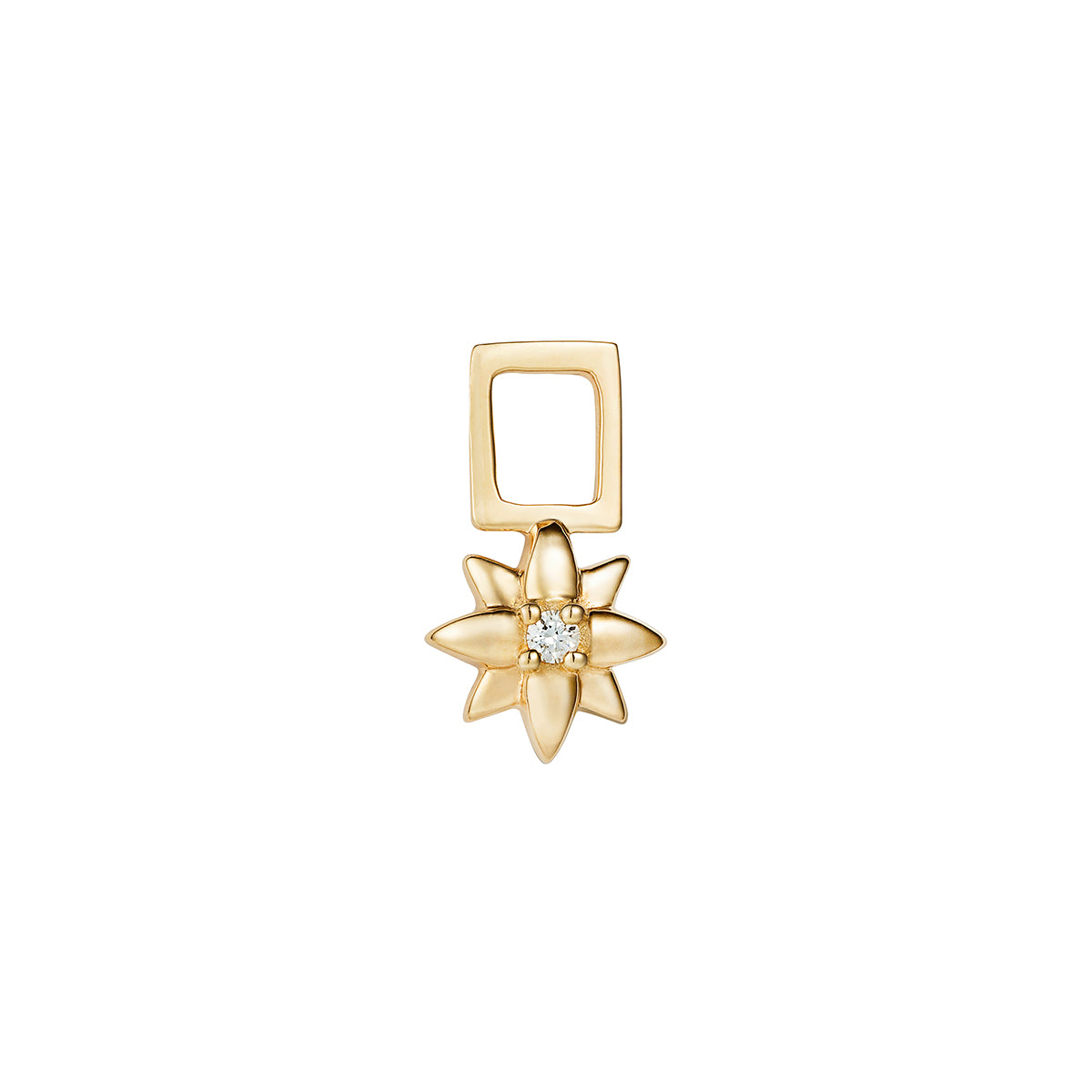 Lotus Flower EarWish Diamond