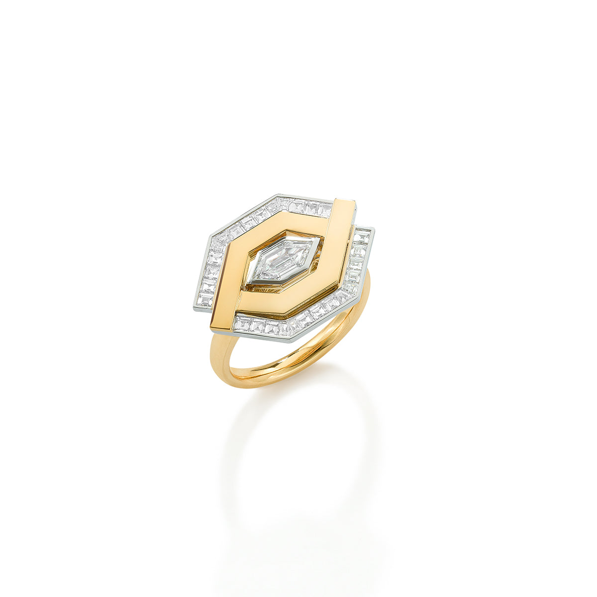 Entwined Diamond Ring