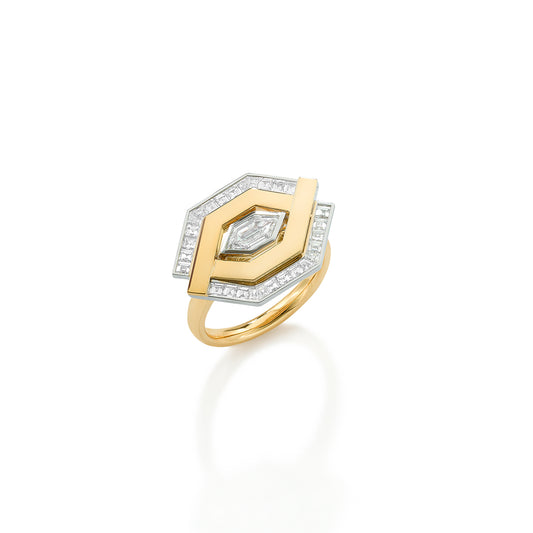 Entwined Diamond Ring