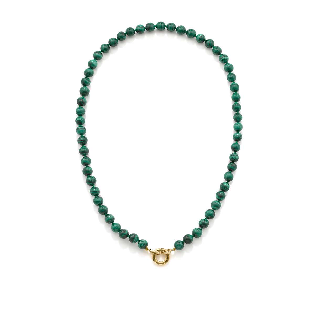 Rebel Malachite Bead Necklace