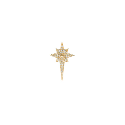 North Star Stud Yellow Gold