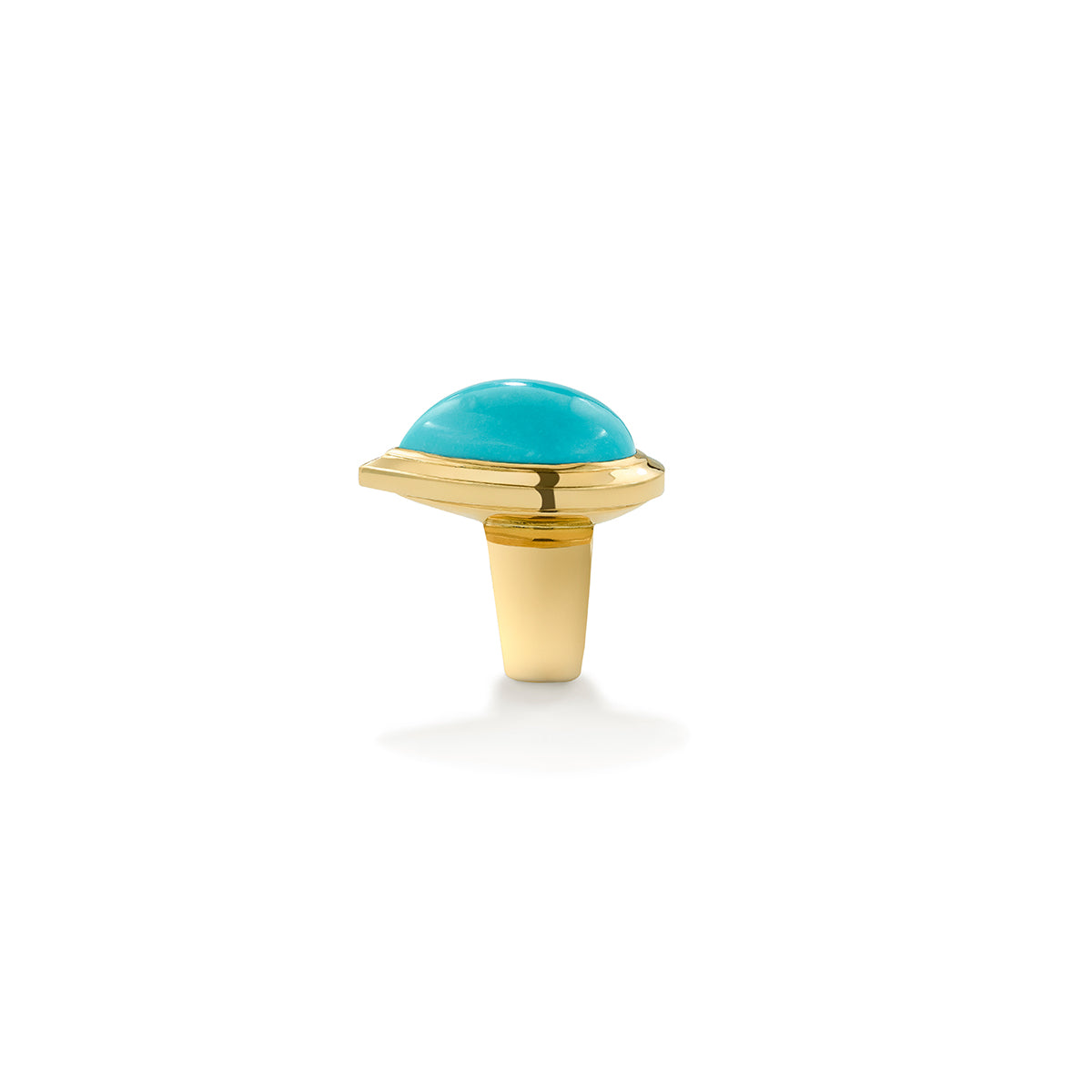 Pearshape Sleeping Beauty Turquoise ring