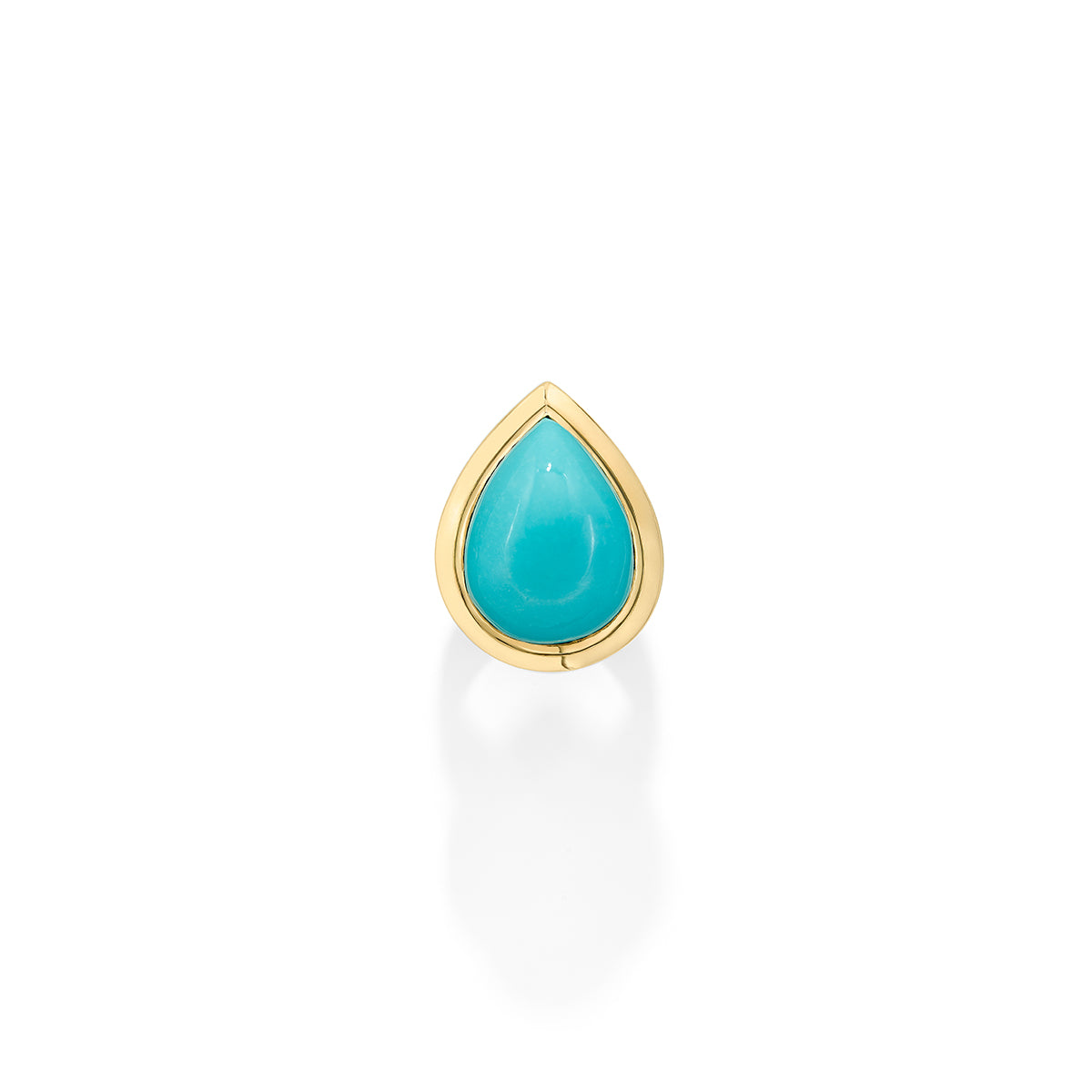 Pearshape Sleeping Beauty Turquoise ring