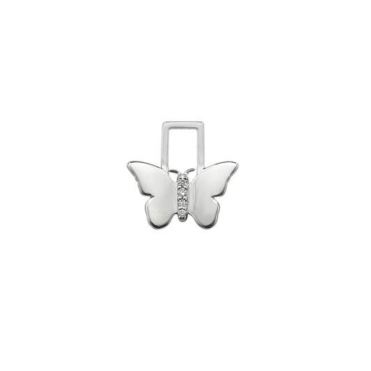 Butterfly Diamond White Gold EarWish