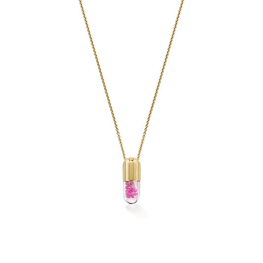 Mini Pink 'Elixir of Love' pendant