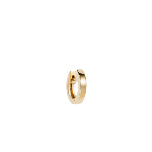 Single Orb Hoop Yellow Gold Medium