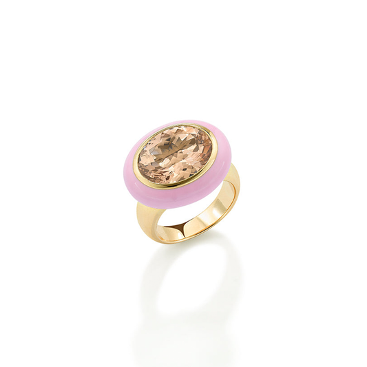 Morganite Arena Ring