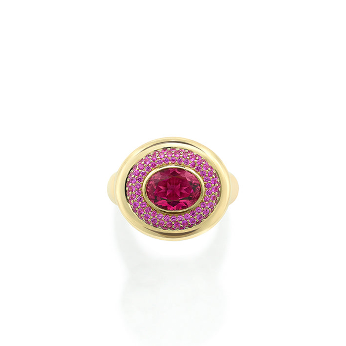 Pink Tourmaline Arena Ring