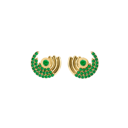 Zouk small tsavorite earrings